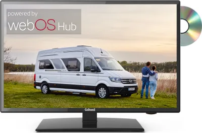 Produktbild von Gelhard GTV1956 + Soundbar LED Smart TV mit DVD und Bluetooth DVB-S2/C/T2 für 12V u. 230Volt WLAN