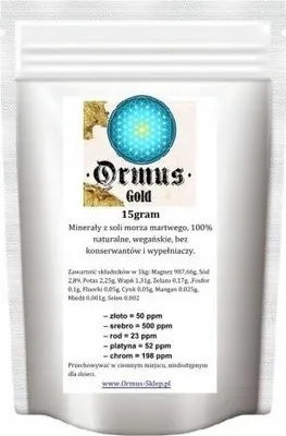 Image de Ormus Gold 50 G Poudre avec Or Au