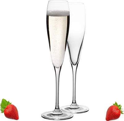 Produktbild von IMPERIAL Hohe Sektkelche 140ml (max. 192ml) "Paris" Set 2-Teilig Sektgläser aus Crystalline Glas Spülmaschinenfest