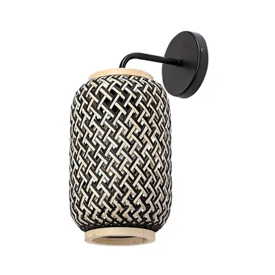 Image de Rabalux 71091 Applique murale Adalla, E27, noir et multicolore, ronde, style scandinave, ø 170 mm