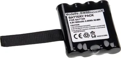 Produktbild von vhbw Akku kompatibel mit Uniden GMR1038, GMR1048, GMR1448, GMR1438, GMR1595, GMR2059, GMR2099, GMR2089 Funkgerät, Walkie Talkie (600 mAh, 4,8 V, NiMH)