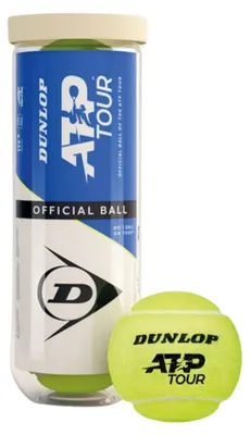 Produktbild von Dunlop ATP Tour Tennisbälle (3-can)