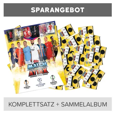 Immagine prodotto di Topps - Champions League 2022/23 - Figurine - Tutte le 500 figurine più l'album (escluse le figurine in edizione limitata o altre figurine speciali)