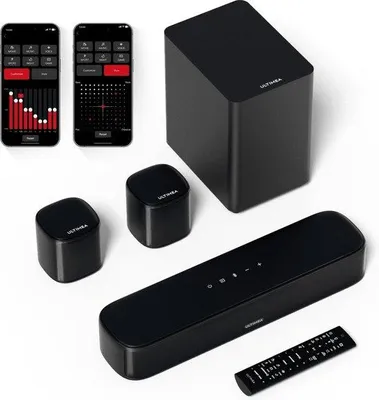 Imagen del producto de Altavoces para cine en casa - Sistema de sonido envolvente - para televisión - con 5.1 canales - de color - para uso doméstico
