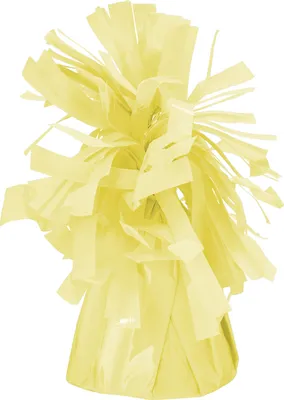 Ballongewicht für Helium 7cm Gelb 4er Set