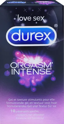 Image de Préservatifs stimulants - Durex Orgasm Intense 10 pcs