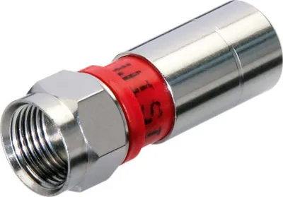 Produktbild von Wisi DV 10 N, F-Typ, F, Rot, Silber, 100 Stück(e), 25 mm, 16 mm