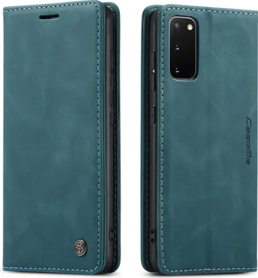 Image de Samsung Galaxy S20 Case, RetroPolyuréthaneLeather Case with Stand Function for Samsung Galaxy S20 blue