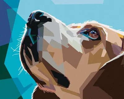 Produktbild von Diamondi - Diamond painting - BEAGLE HUND, 40X50 cm, mit Keilrahmen (bereits gespannt)