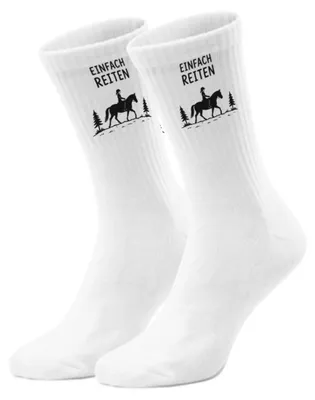 Produktbild von epicsocks Pferdelust Pferd Reiterin Socken in 42-46 im Paar