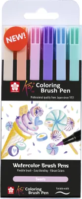 Immagine prodotto di SAKURA POXBR6C Penna a pennello per colorare le Koi "Sweets"
