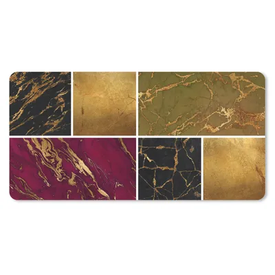 Produktbild von MuchoWow® Mauspad Mousepad Marmor - Gold - Chic 60x30 cm - Mousepads - Maus Mat - Pad - Mausunterlage - Nachhaltig