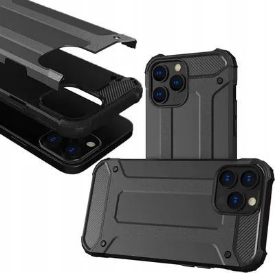 Produktbild von Hybrid Armor Etui Fall Fall für Iphone 14 Pro Schwarz