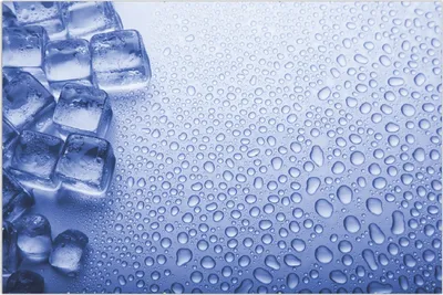 Produktbild von Wallario Wandbild Wassertropfen auf Glas, Größe: 61 x 91,5 cm, Poster mit rahmenlosen Bildhalter