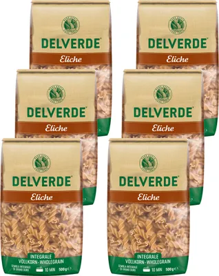 Immagine prodotto di Delverde integrale Eliche Integrale pasta integrale 500g confezione da 6 pezzi