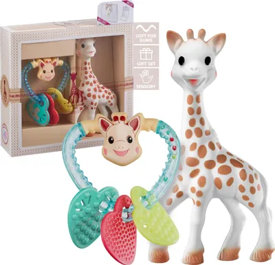 Produktbild von Sophie la girafe Geschenkset für Babys mit Rassel und Beißring