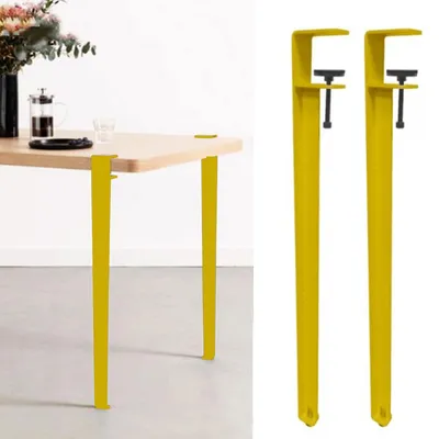 Immagine prodotto di Set di 4 gambe metalliche regolabili per tavoli e mobili