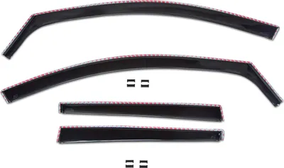 Produktbild von GP Windabweiser Für  Bmw X1 E84 2009-2015 4tlg GP Regenabweiser, Schwarz, Getönt, Aerodynamisch, Einfache Montage, Befeistigung mit Clips