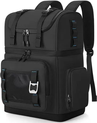 Produktbild von Großer, isolierter Kühlrucksack für Damen und Herren – Wasserdichter, auslaufsicherer Kühlrucksack – Perfekt für Camping, Partys, den Strand und Picknicks