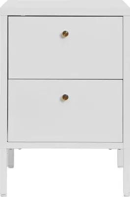 Immagine prodotto di Cassettiera Dalby a 2 cassetti bianca.