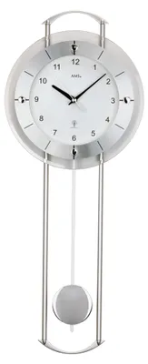Produktbild von AMS Funk-Pendeluhr, Funkpendelwerk, 24x60x6cm, 5254