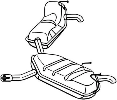 Produktbild von BOSAL 281-977 Endschalldämpfer für OPEL Vectra C Caravan (Z02) Auspuff