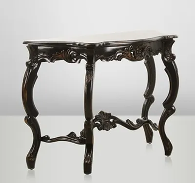 Produktbild von Casa Padrino Barock Konsolentisch Antik Stil Schwarz / Braun