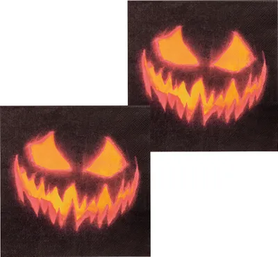Immagine prodotto di 12 Servietten Zucca inquietante di Halloween