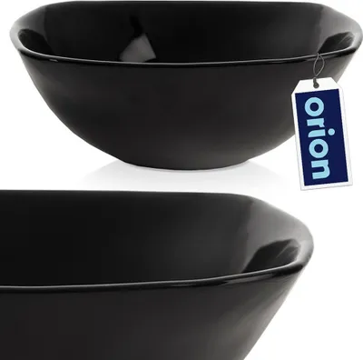 Obrázek produktu pro Orion malá skleněná miska Polévková miska Svačinová miska ze skla černá LUNA 15 cm 450 ml