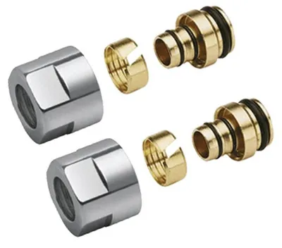 Produktbild von Sapho Alupex-Klemmverschraubung 1/2" 16mm, Chrom