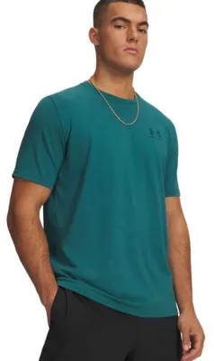 Obrázok produktu pre Tričko s logom Under Armour na ľavej strane hrude, zelené XXL