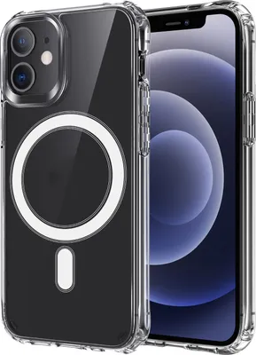 Produktbild von Mobigear Crystal Durchsichtig iPhone 12 Pro Max MagSafe Hülle Hardcase Backcover - Transparent