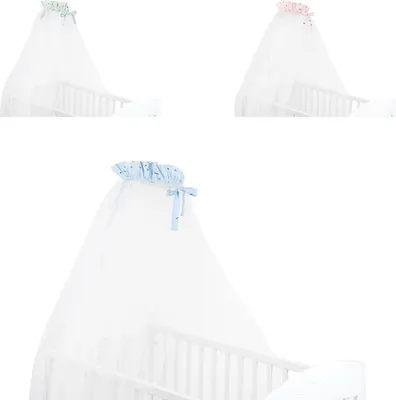 Produktbild von Kikkaboo Babybetthimmel Bear with me 200 x 500 cm, Baldachin, Insektenschutz blau