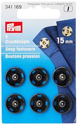 Immagine prodotto di PRYM 341169 15 mm Nero