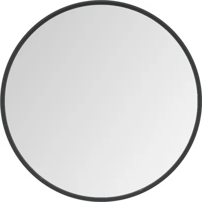 Zdjęcie produktu dla vidaXL Lustro ścienne czarne 60 cm