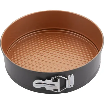 Obrázek produktu pro LAMART LT3094 Forma na dort - uhlíková ocel, lze mýt v myčce na nádobí., měděná, stříbrná, Ø24x6,8 cm