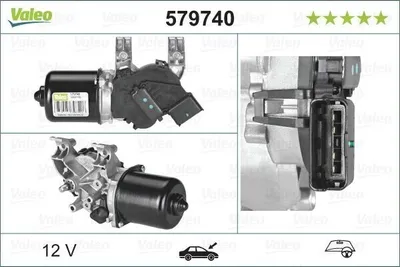 Produktbild von VALEO 579740 Wischermotor Vorne für CITROËN C3 I Schrägheck (FC, FN) C2 Schrägheck (JM) C3 Pluriel (HB)