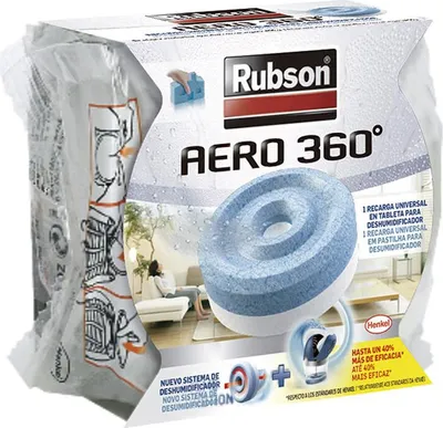 Produktbild von Rubson aero 360 Luftentfeuchter Nachfüllpackungen