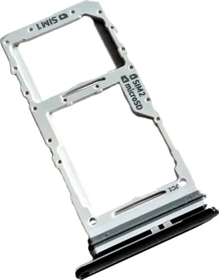 Produktbild von Dual SIM Kartenhalter und SD Card Fach für Samsung Galaxy S20+, Galaxy S20+ 5G, Original Ersatzteil, Schwarz