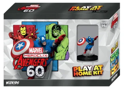 Immagine prodotto di Marvel HeroClix: Avengers 60° Anniversario Kit per Giocare a Casa Capitano America