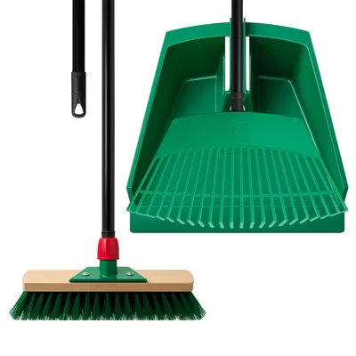 Produktbild von Rival 3-teiliges Garten-Set – enthält Besen mit Stiel (Breite: 32 cm)