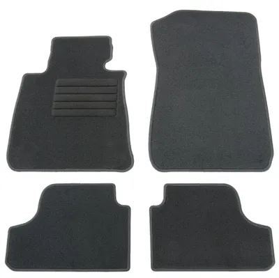 Produktbild von Fußmatten-Set für 3er BMW E93 Cabrio, 03/2007-09/2013, 4-teilig, Schwarz