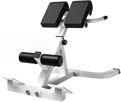 Produktbild von Roman Chair Rückenstrecker Hyperextension Bank für Zuhause, Bauch- und Rückentrainer, verstellbare Fußstütze, bis 136 kg belastbar, geeignet für Körpergröße bis ca. 1,85 m