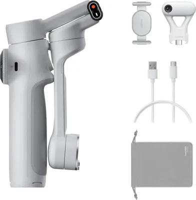 Immagine prodotto di Insta360 Flow 2 AI Tracker Bundle Stone Gray - gimbal con modulo di tracking