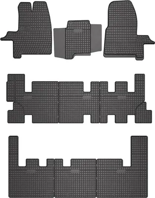 Produktbild von OMAC Fußmatten Automatten für Ford Transit Custom 2012-2021 Gummimatte Auto 3D 9 tlg