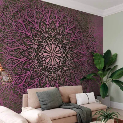 Produktbild von Selbstklebende Folie Fototapete - Mandala of Love 392x280 cm Orient f-A-0491-a-d