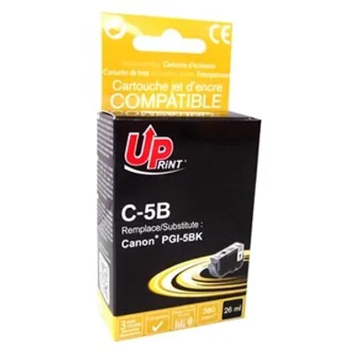Immagine prodotto di Inchiostro compatibile UPrint con PGI5BK, C-5B, nero, 380s, 26ml, con chip