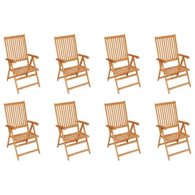 Zdjęcie produktu dla VidaXL 3072543, Taras, Obite siedzisko, Drewno tekowe, Kremowy, Poliester, 570 mm