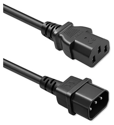 Zdjęcie produktu dla Kabel Zasilający Qoltec Iec C13 | C14 | 3*0.75Mm2 | 2M