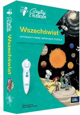 Zdjęcie produktu dla Czytaj z Albikiem. Puzzle 100 elementów. Wszechświat. Interaktywne mówiące puzzle